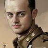 A very realistic ai-created avatar photo of Tom Dekan as a World War 2 soldier